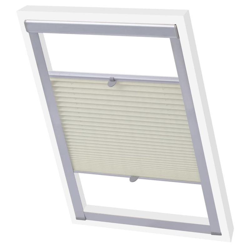 Pleated Blinds Cream F06