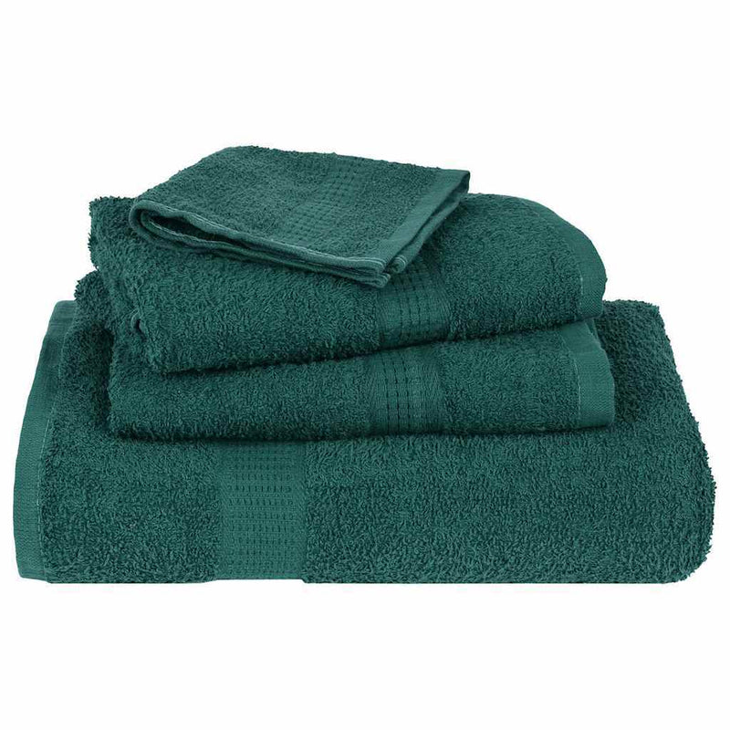 Soap Towels 2 pcs Green 30x30 cm 360 gsm 100% Cotton