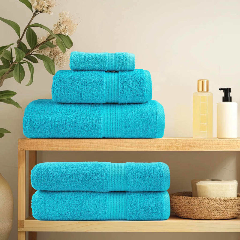 Premium Guest Towels SOLUND 2 pcs Turquoise 30x50 cm 600 gsm