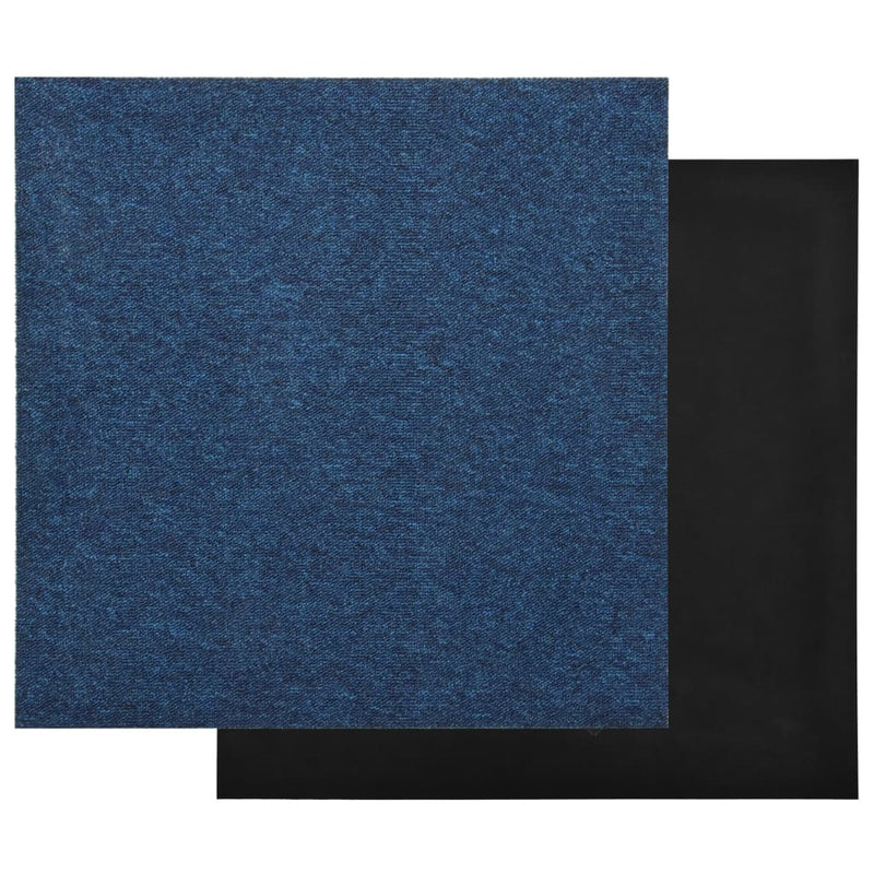 Carpet Floor Tiles 20 pcs 5 m 50x50 cm Dark Blue