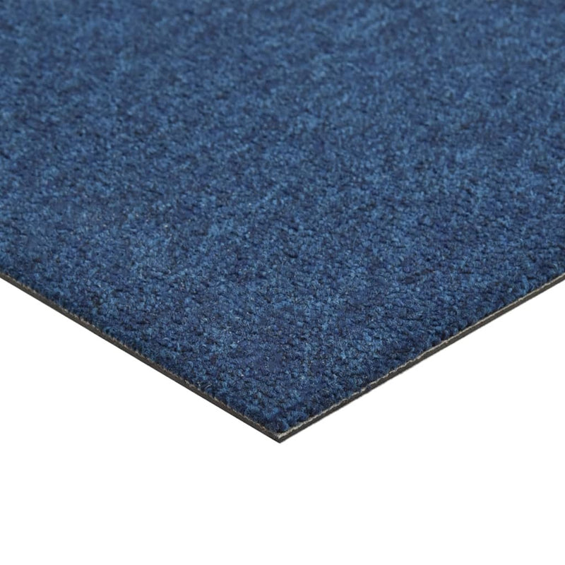 Carpet Floor Tiles 20 pcs 5 m 50x50 cm Dark Blue