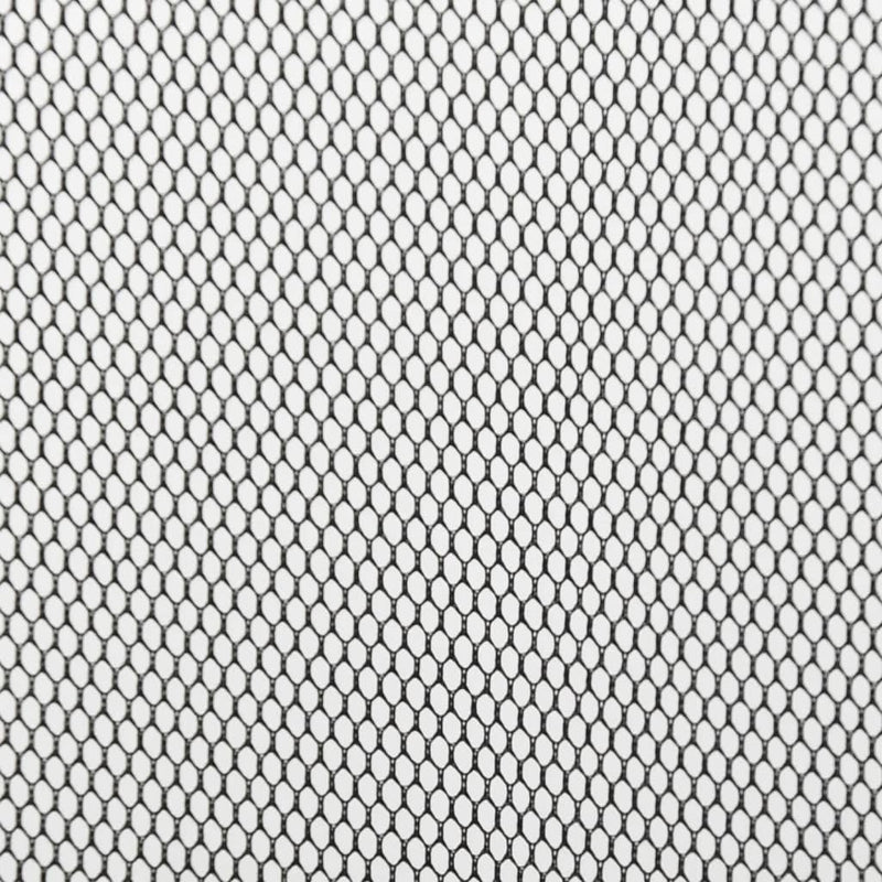 Insect Door Screen with 10-Piece Mesh Curtain Black 240x240 cm