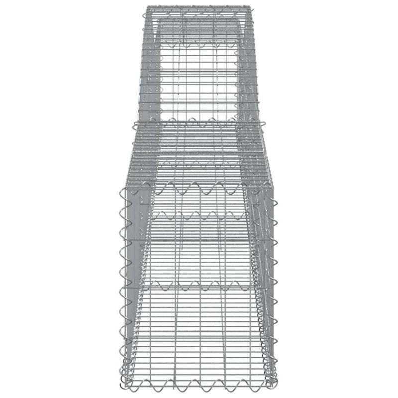 Arched Gabion Basket 400x30x40/60 cm Galvanised Iron