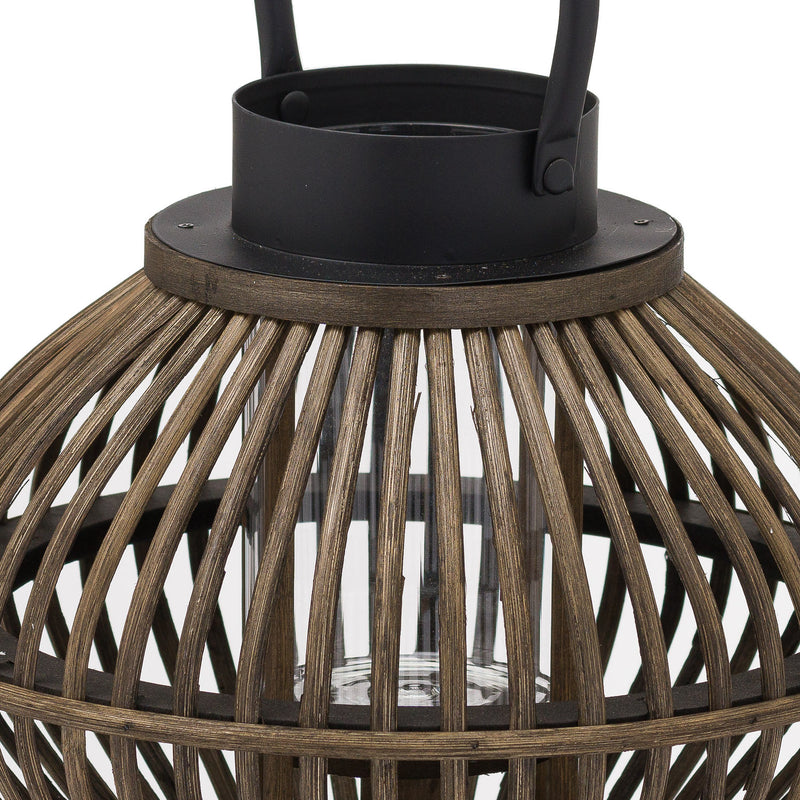 Brown Bamboo Style Lantern