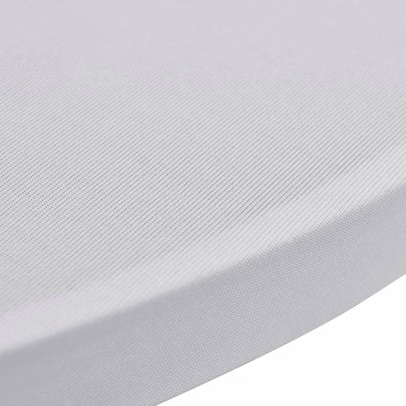 Standing Table Cover  60cm White Stretch 2 pcs