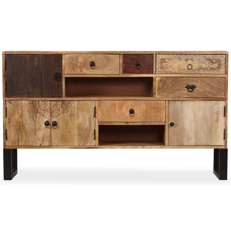 Sideboard Solid Mango Wood 140x30x80 cm