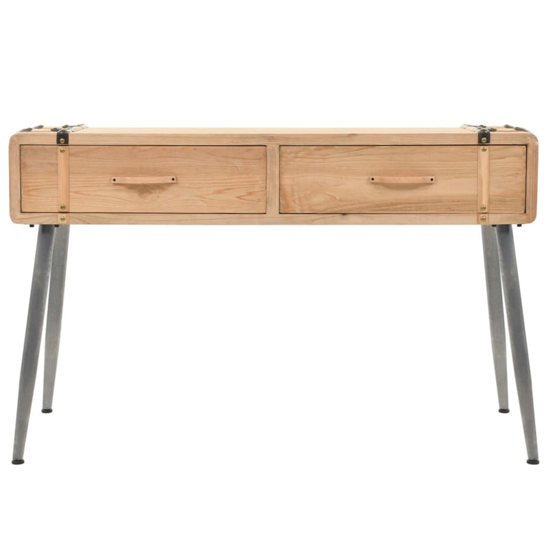 Console Table Solid Fir Wood 115x40.5x76 cm