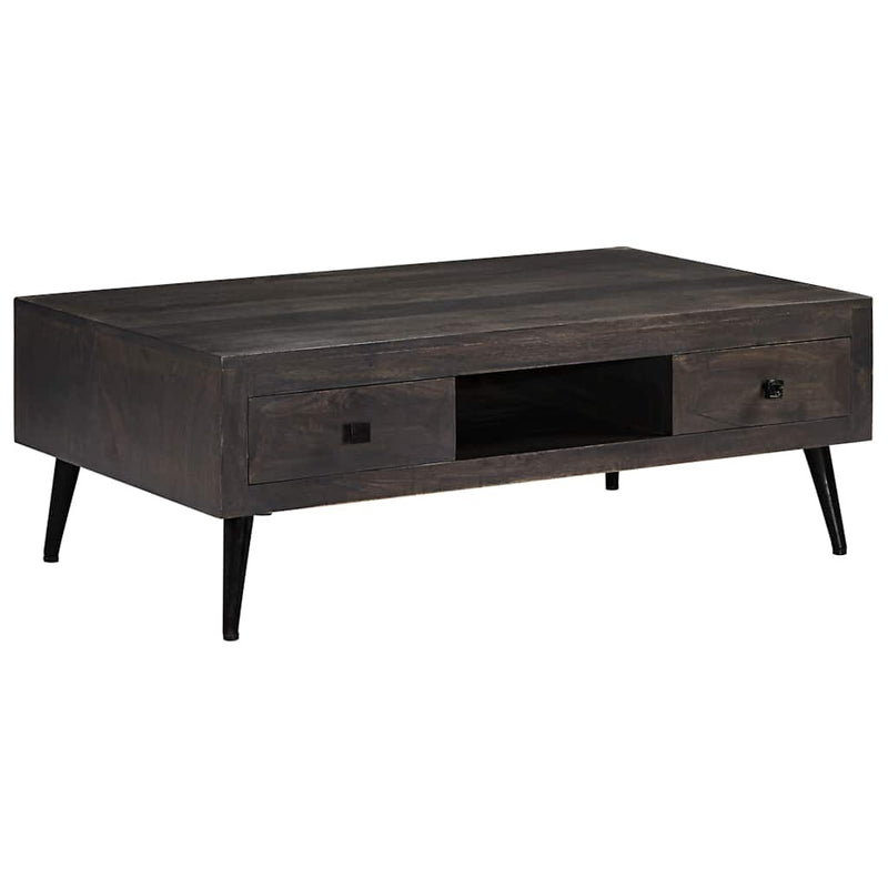 Coffee Table Solid Mango Wood 100x60x35 cm