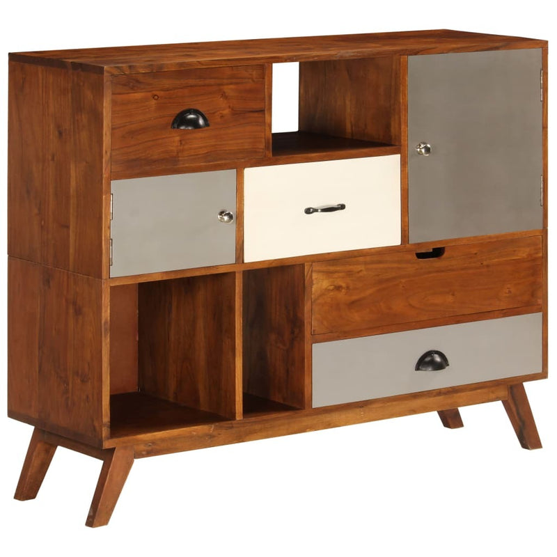 Sideboard 115x35x86 cm Solid Acacia Wood