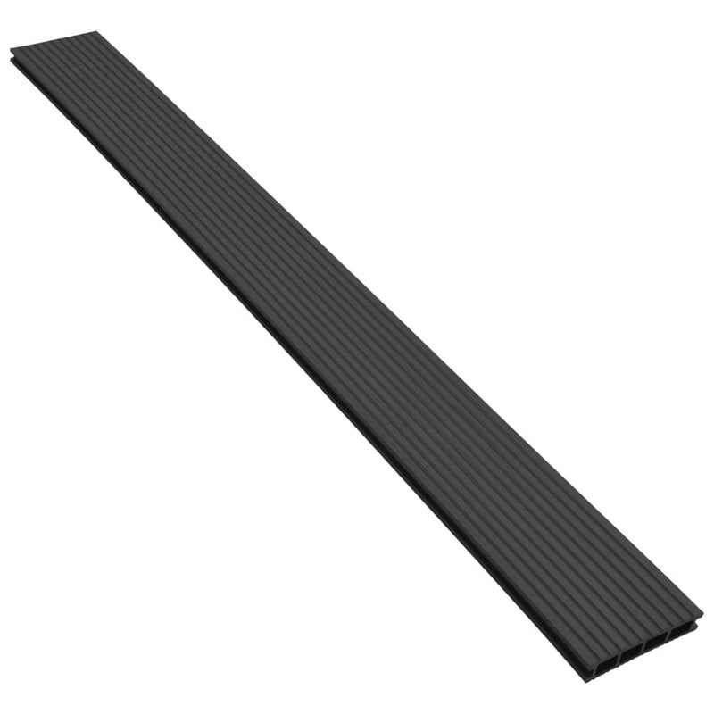 vidaXL WPC Decking Boards with Accessories 26 m 2.2 m Anthracite