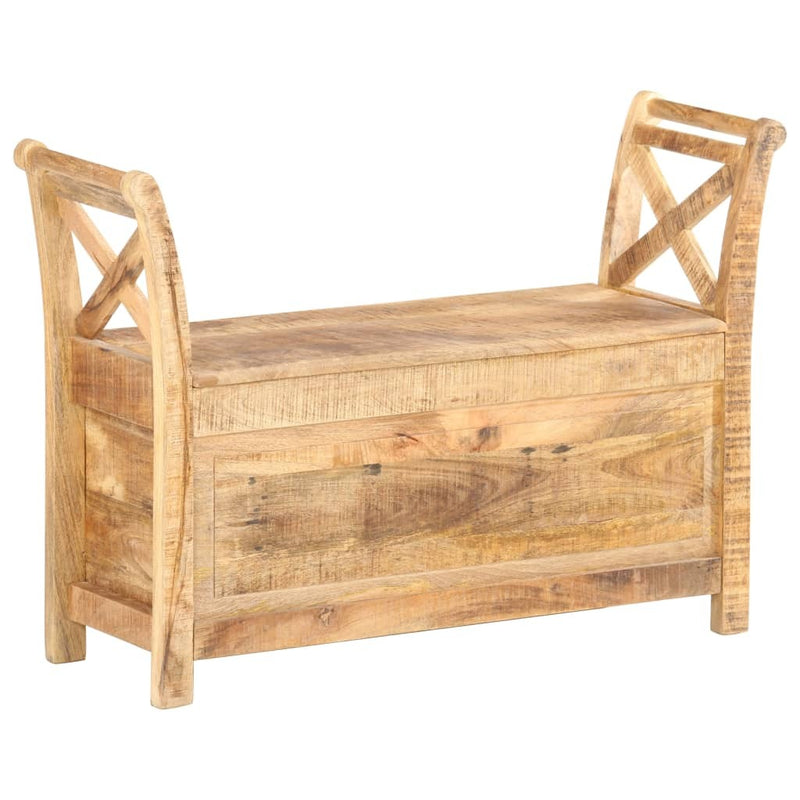 Hall Bench 103x33x72 cm Solid Mango Wood