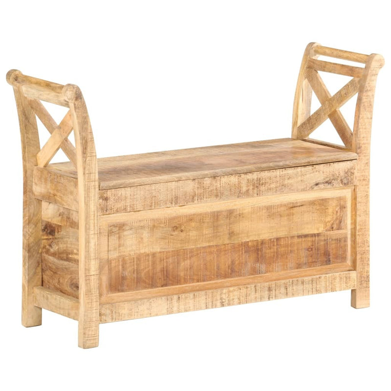 Hall Bench 103x33x72 cm Solid Mango Wood