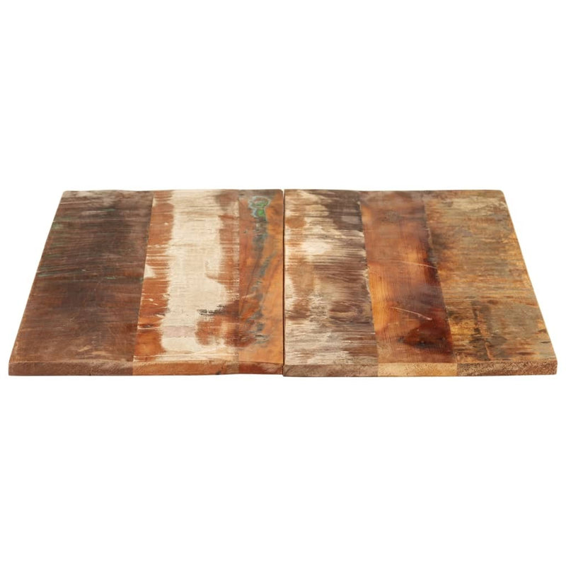 Rectangular Table Top 60x100 cm 15-16 mm Solid Reclaimed Wood