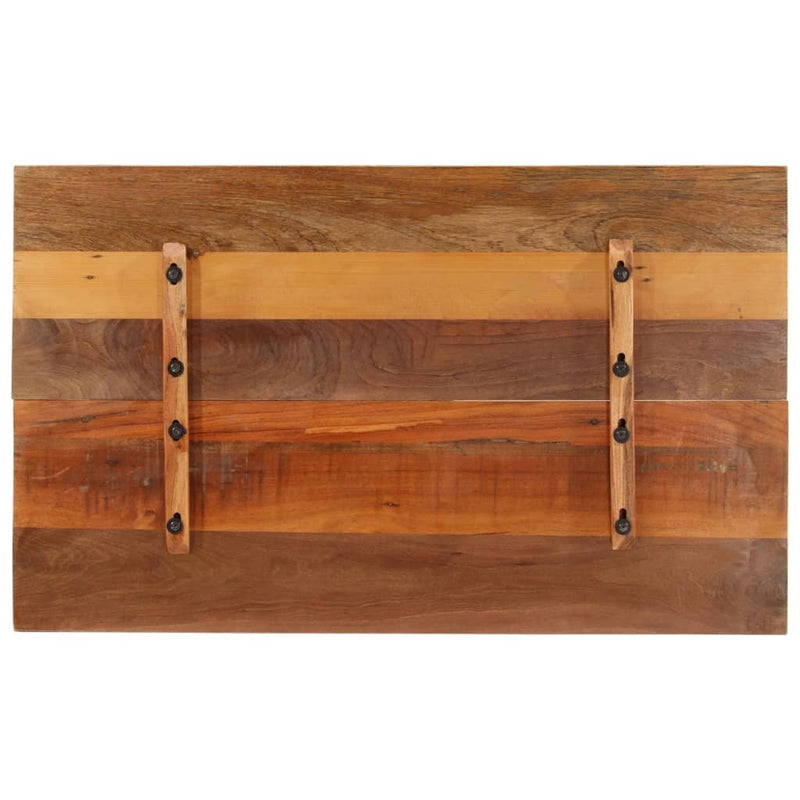 Rectangular Table Top 60x100 cm 15-16 mm Solid Reclaimed Wood