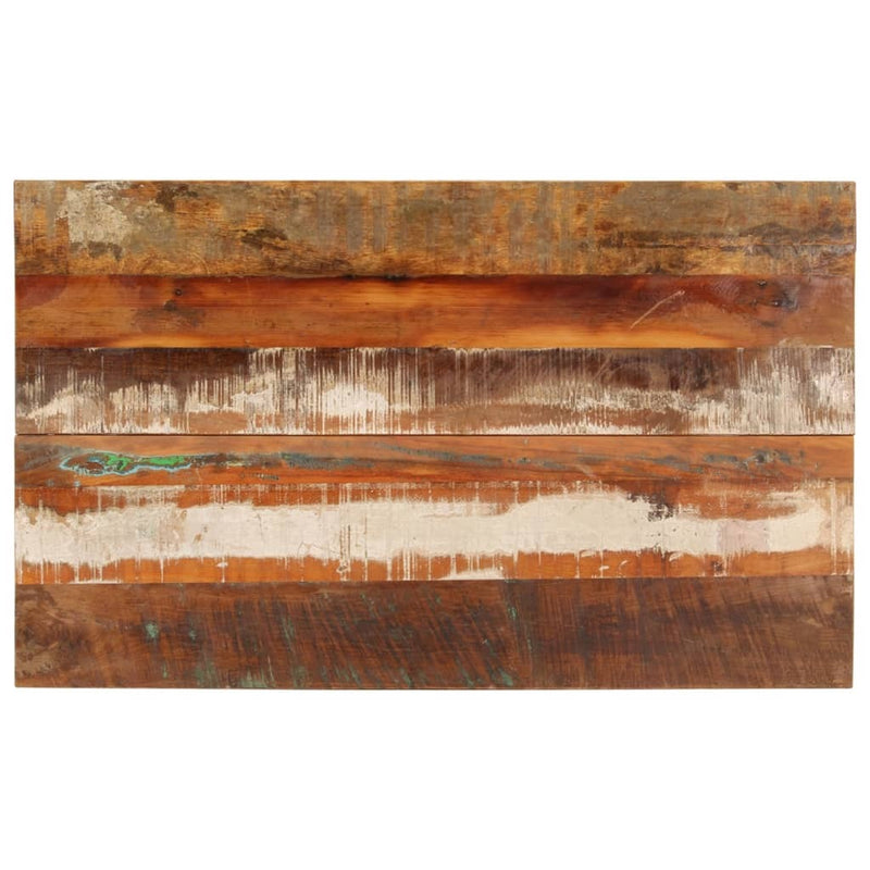 Rectangular Table Top 60x100 cm 15-16 mm Solid Reclaimed Wood