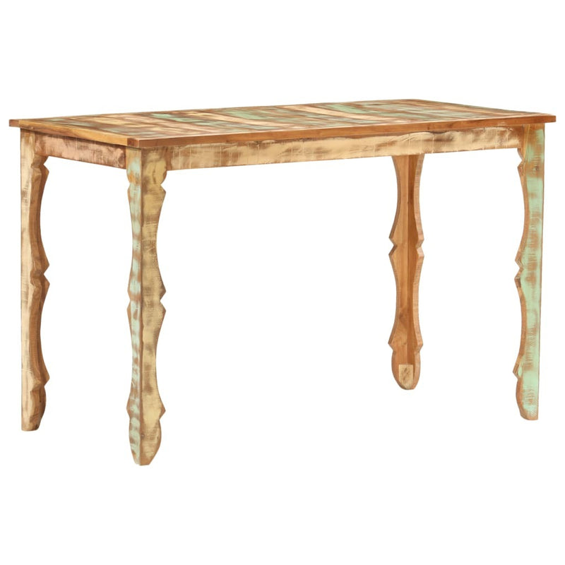 Dining Table 120x60x76 cm Solid Reclaimed Wood