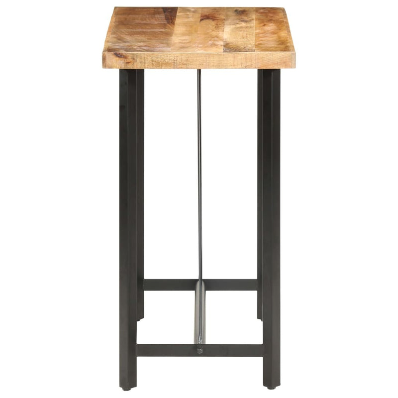 Bar Table 120x58x107 cm Rough Mango Wood