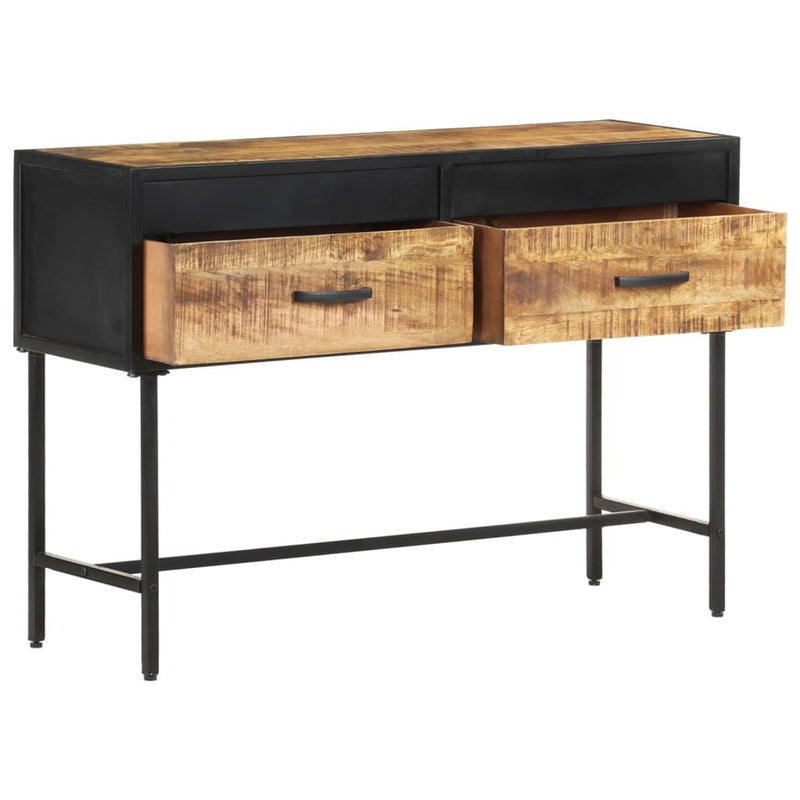 Console Table 110x35x75 cm Rough Mango Wood