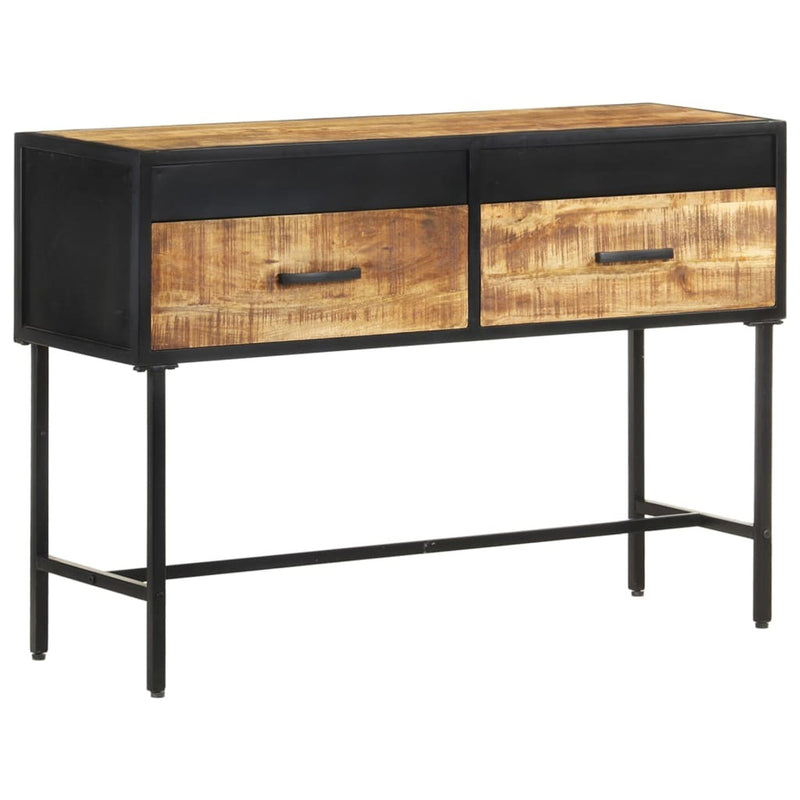 Console Table 110x35x75 cm Rough Mango Wood