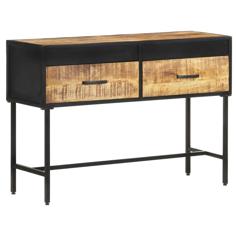 Console Table 110x35x75 cm Rough Mango Wood