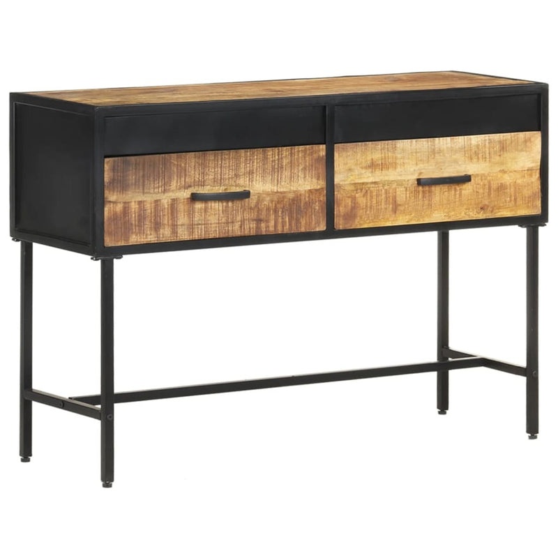 Console Table 110x35x75 cm Rough Mango Wood