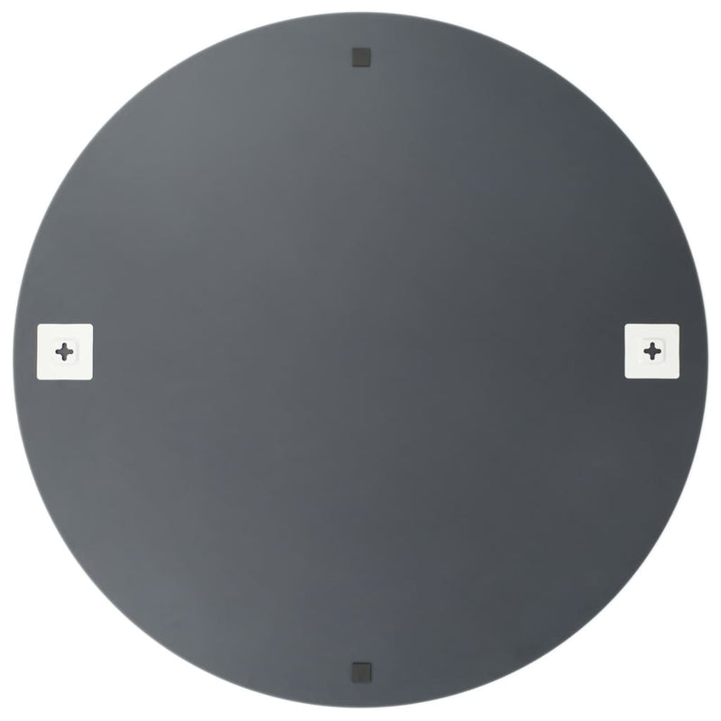 Wall Mirror with LED Lights Round Glass