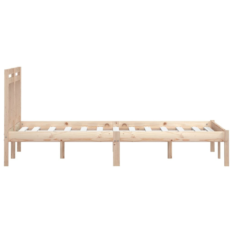 3100599  Bed Frame without Mattress Solid Wood 160x200 cm (810027+814104)