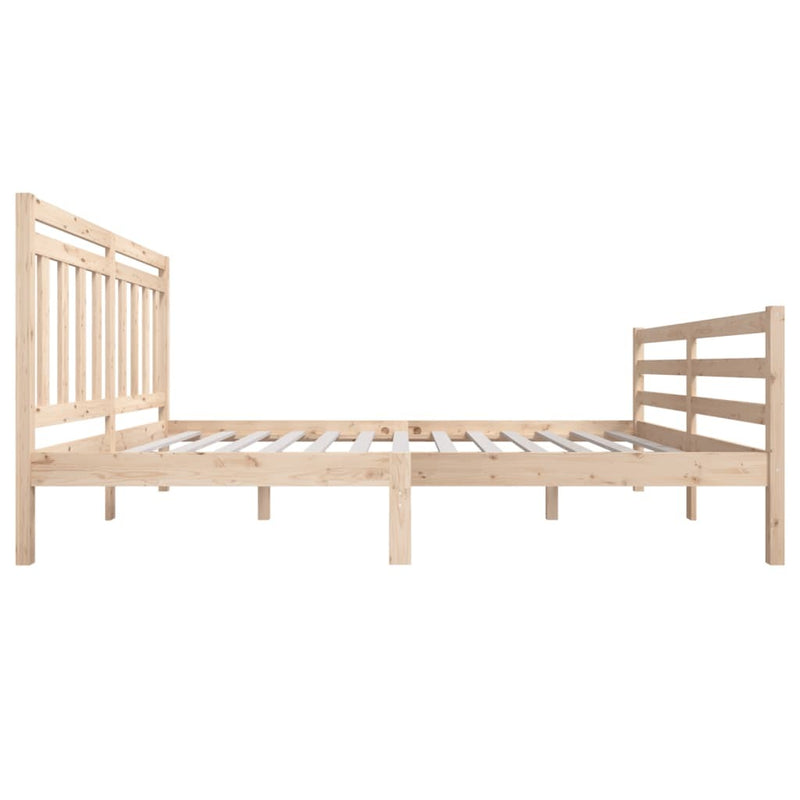 3100664  Bed Frame without Mattress Solid Wood 160x200 cm (810440+814104)