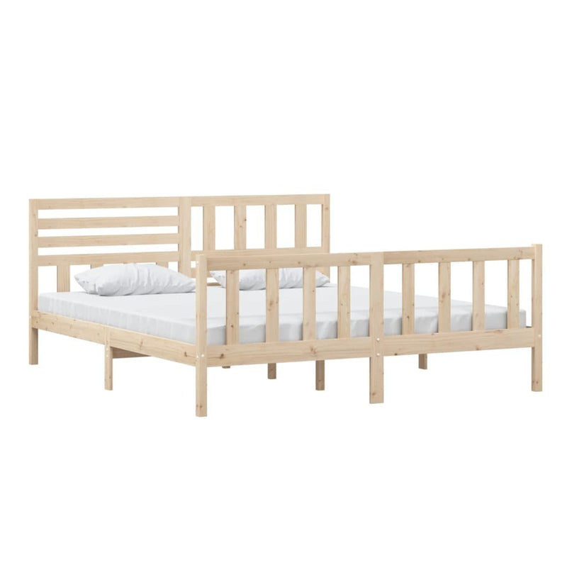 Bed Frame without Mattress Super King Solid Wood