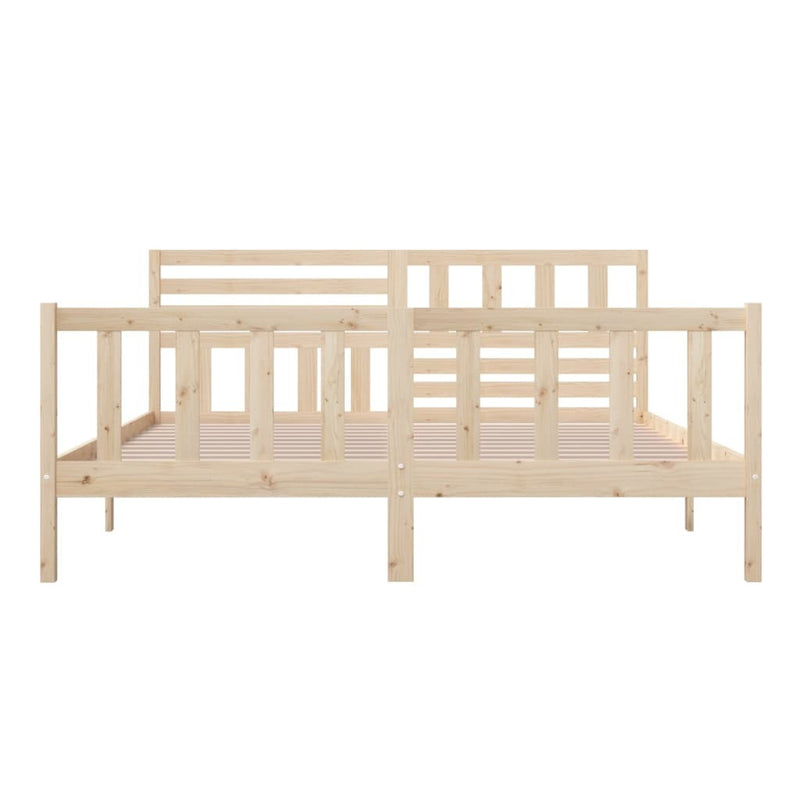 Bed Frame without Mattress Super King Solid Wood