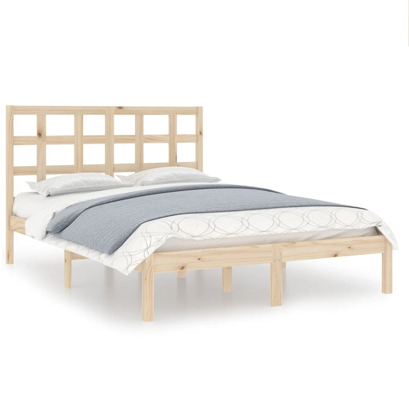 Bed Frame without Mattress 120x190 cm Small Double Solid Wood