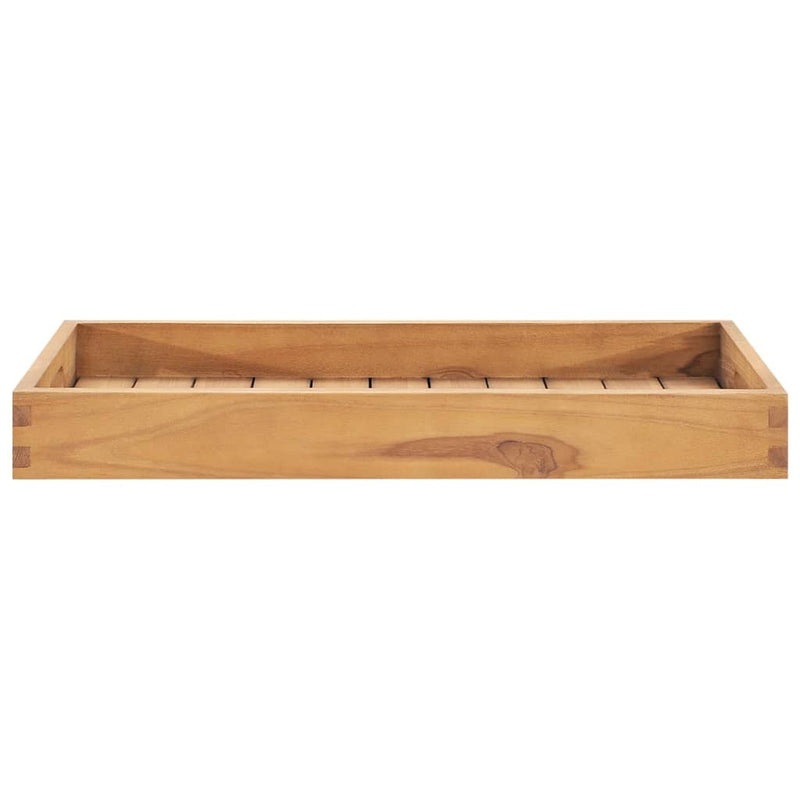 Serving Tray 60x35 cm Solid Teak Wood