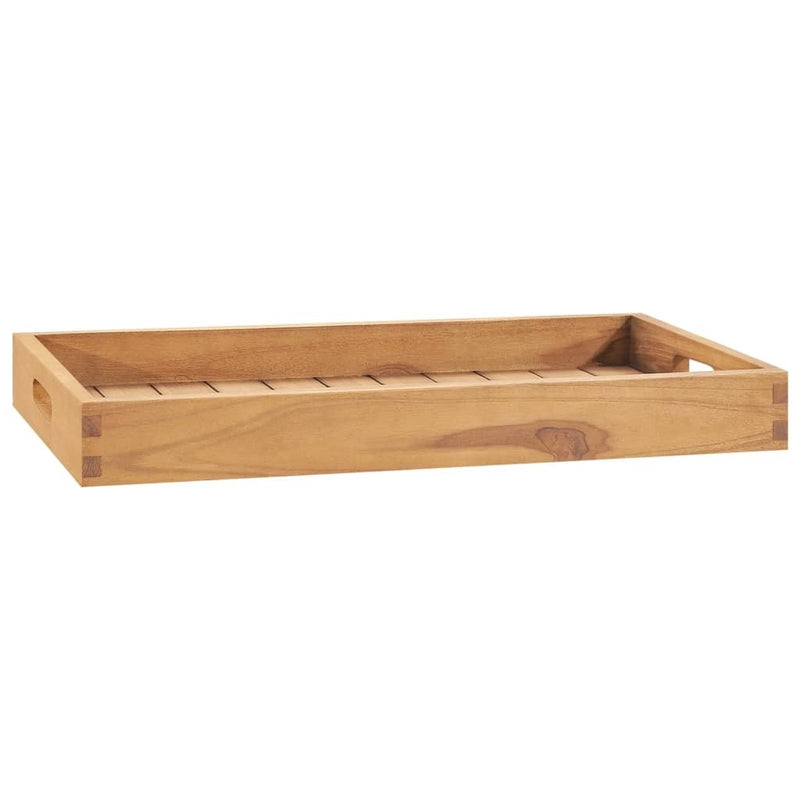 Serving Tray 60x35 cm Solid Teak Wood