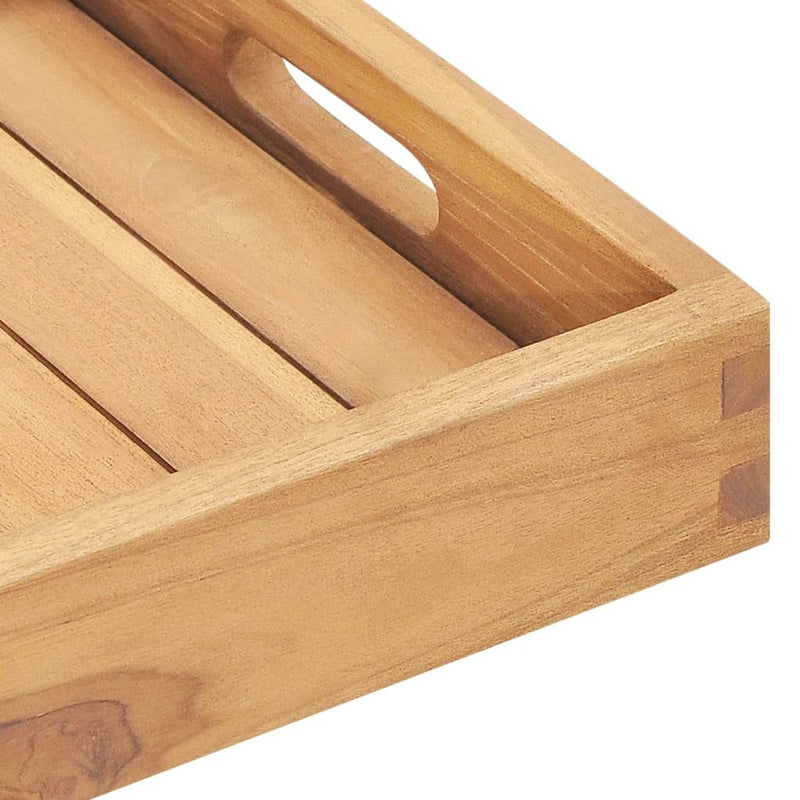 Serving Tray 60x35 cm Solid Teak Wood