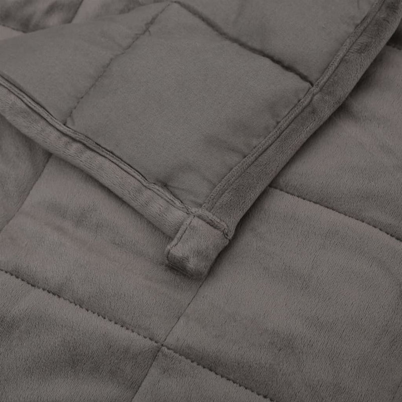 Weighted Blanket Grey 122x183 cm 9 kg Fabric