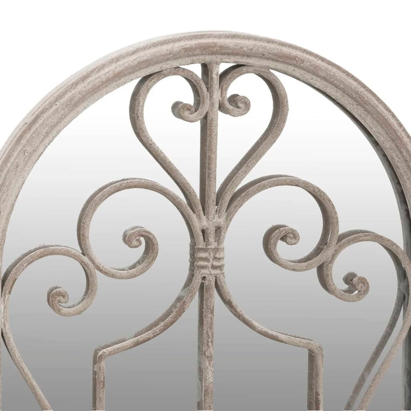 Garden Mirror Sand 70x30 cm Iron for Outdoor Use