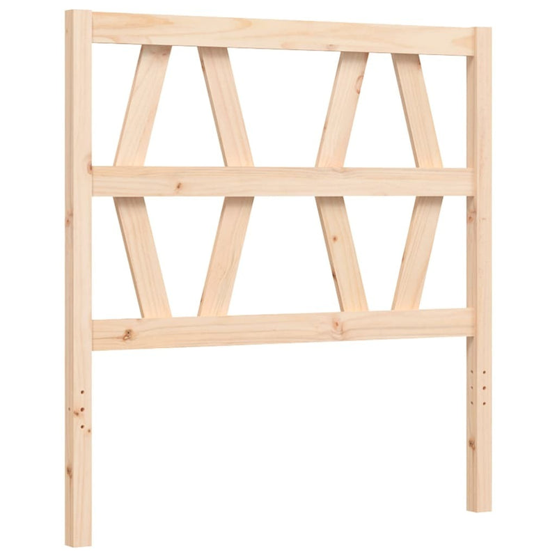 Bed Frame without Mattress 90x200 cm Solid Wood Pine