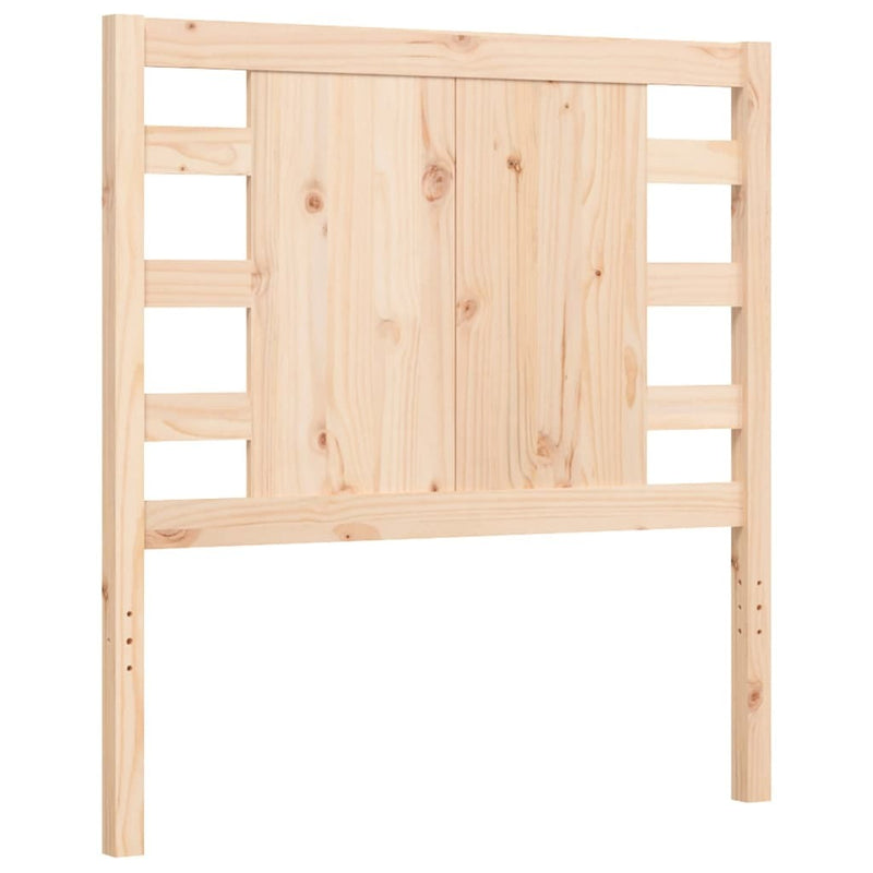 Bed Frame without Mattress 90x200 cm Solid Wood Pine