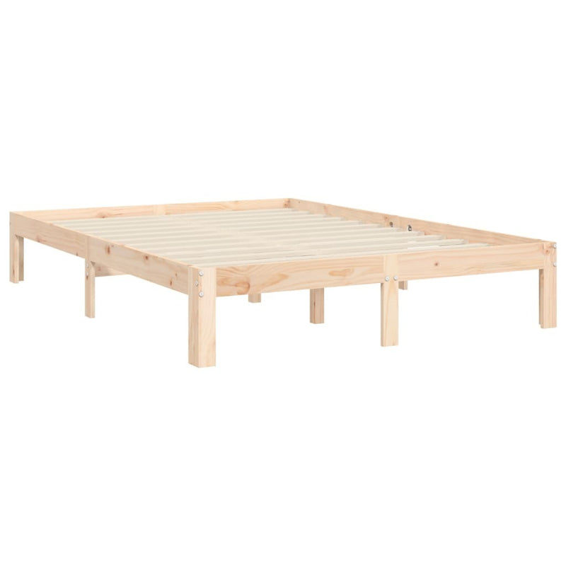 Bed Frame without Mattress Small Double Solid Wood Pine