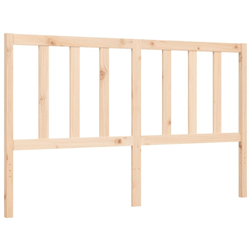 Bed Frame without Mattress 160x200 cm Solid Wood Pine