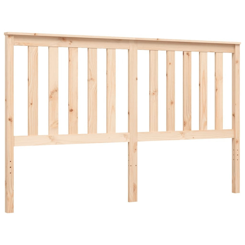 Bed Frame without Mattress King Size Solid Wood