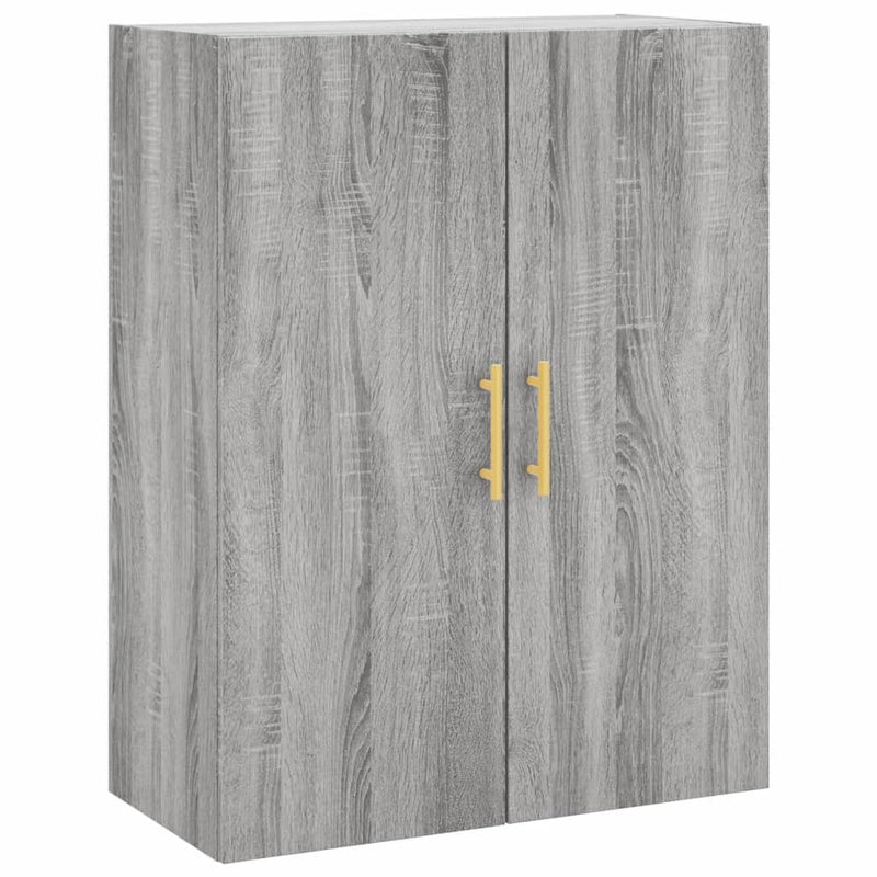 Highboard Grey Sonoma 69.5x34x180 cm Engineered Wood