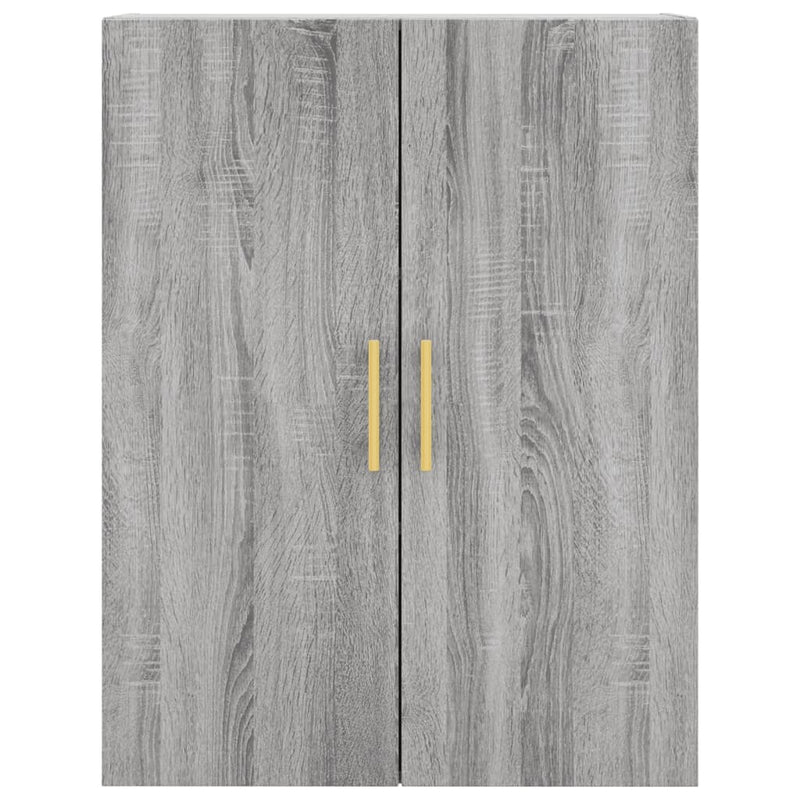 Highboard Grey Sonoma 69.5x34x180 cm Engineered Wood