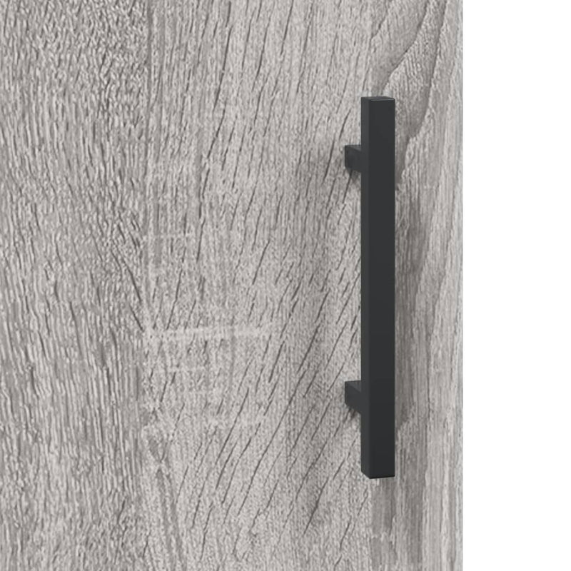 Highboard Grey Sonoma 69.5x34x180 cm Engineered Wood