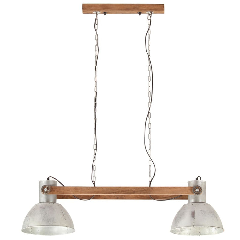 Industrial Hanging Lamp 25 W Silver 109 cm E27