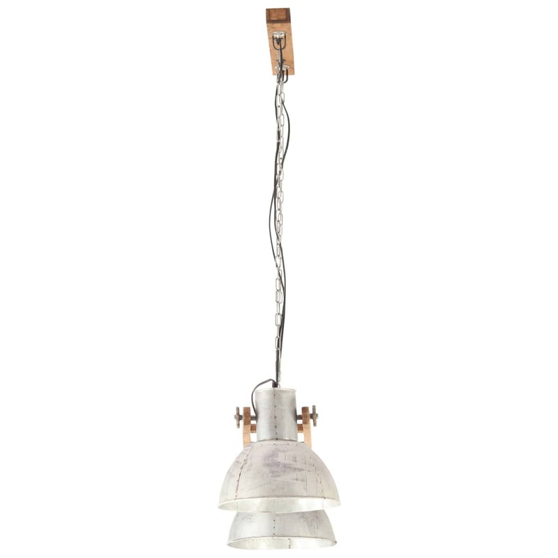 Industrial Hanging Lamp 25 W Silver 109 cm E27