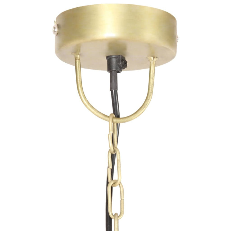 Industrial Hanging Lamp 25 W Brass Round 30 cm E27