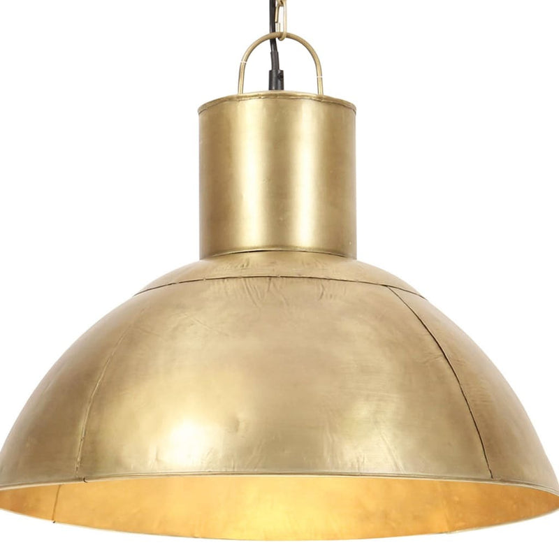 Hanging Lamp 25 W Brass Round 48 cm E27