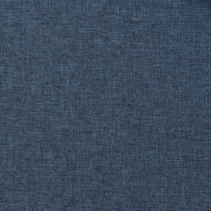 Linen-Look Blackout Curtains with Grommets 2 pcs Blue 140x245cm