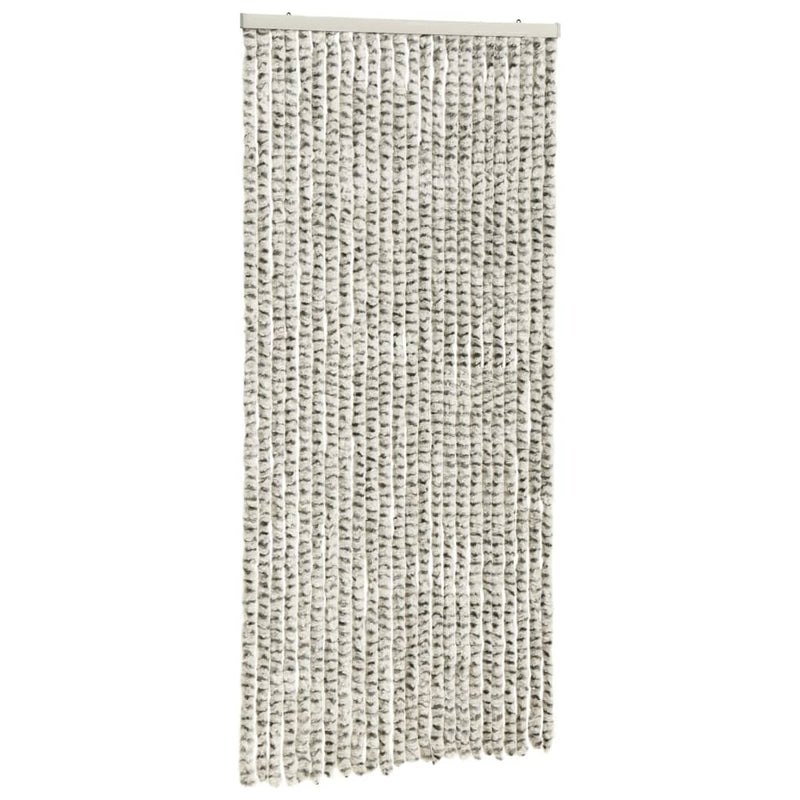 Insect Curtain Light and Dark Grey 100x220 cm Chenille